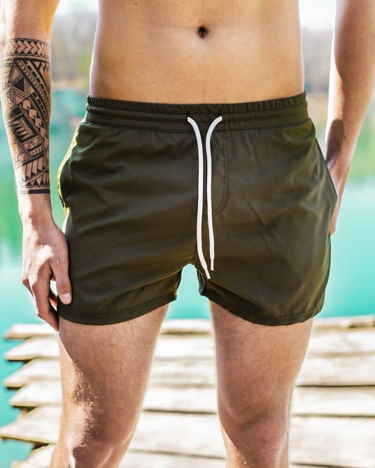 Плавательные шорты мужские хаки Pobedov Pool day Киев - изображение 1