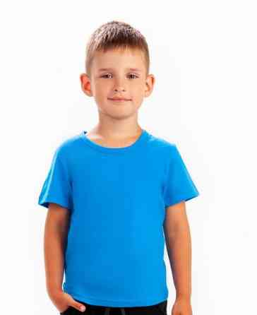 Детская футболка для мальчика 98 см голубой Киев