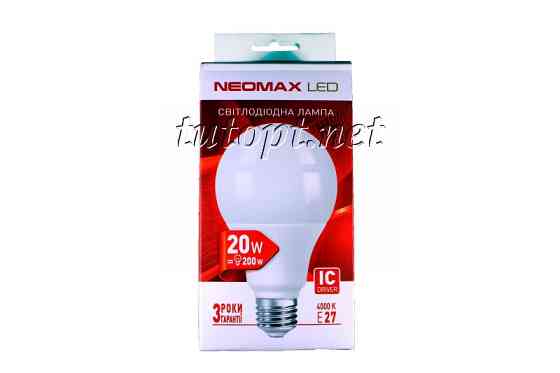 Світлодіодна LED лампочка neomax 20W NX20L E27 4000K Дніпро