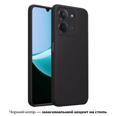 Чохол до мобільного телефона BeCover Silicone Xiaomi Redmi 15С 4G/5G Black (713784) Вінниця - фото 2