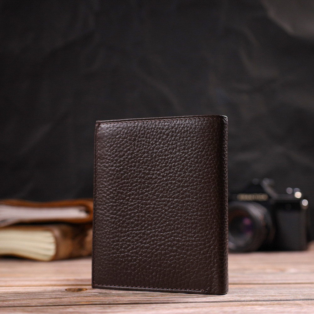 Компактний гаманець для чоловіків із натуральної шкіри флотар (CANPELLINI) Київ - фото 3