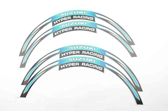 Наклейка на колесо 17/18 SZK (синяя) (#6057) Мукачево