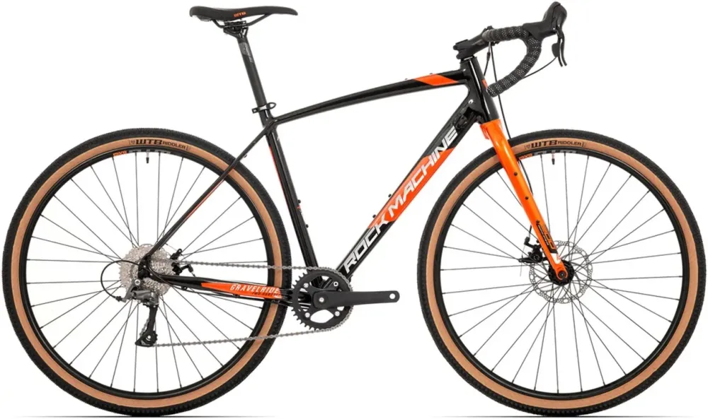 Велосипед Rock Machine Gravel Gravelride 200 Czarny Pomarańczowy 28 2022 Київ - фото 1