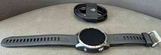 Garmin fenix 7S 42мм Silver with Graphite Band. Харків
