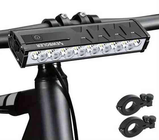 Супер яскрава велосипедна фара 17 LED 3000LM 8000mAh Одеса