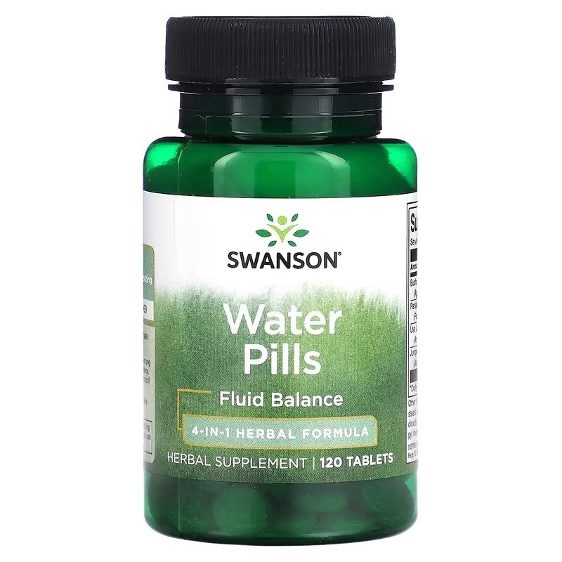 Контроль водного баланса Swanson Water Pills, 120 Tablets Луцк - изображение 1