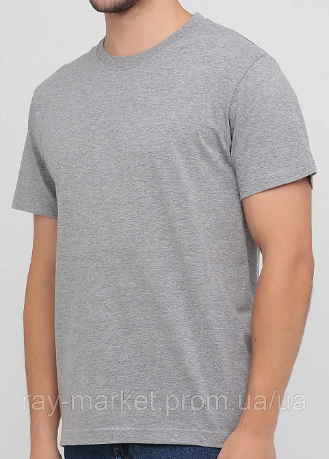 Футболка сіра чоловіча з коротким рукавом Stedman CLASSIC-T(ST2000-GYH) Київ - фото 3