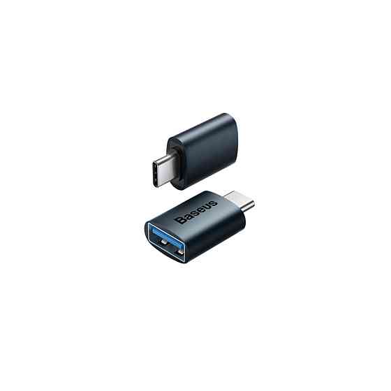 Адаптер Baseus Ingenuity Series Mini OTG Adaptor Type-C to USB-A 3.1 Blue Киев