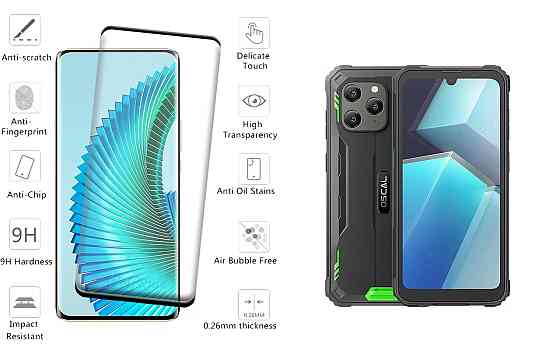 Захисне скло HyperGlass Pro для Blackview Oscal S70, Oscal S70 Pro – максимальна чутливість та захист Київ