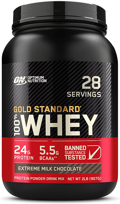 100% Whey Gold Standard  908 gram (Extreme milk chocolate) Луцк - изображение 1