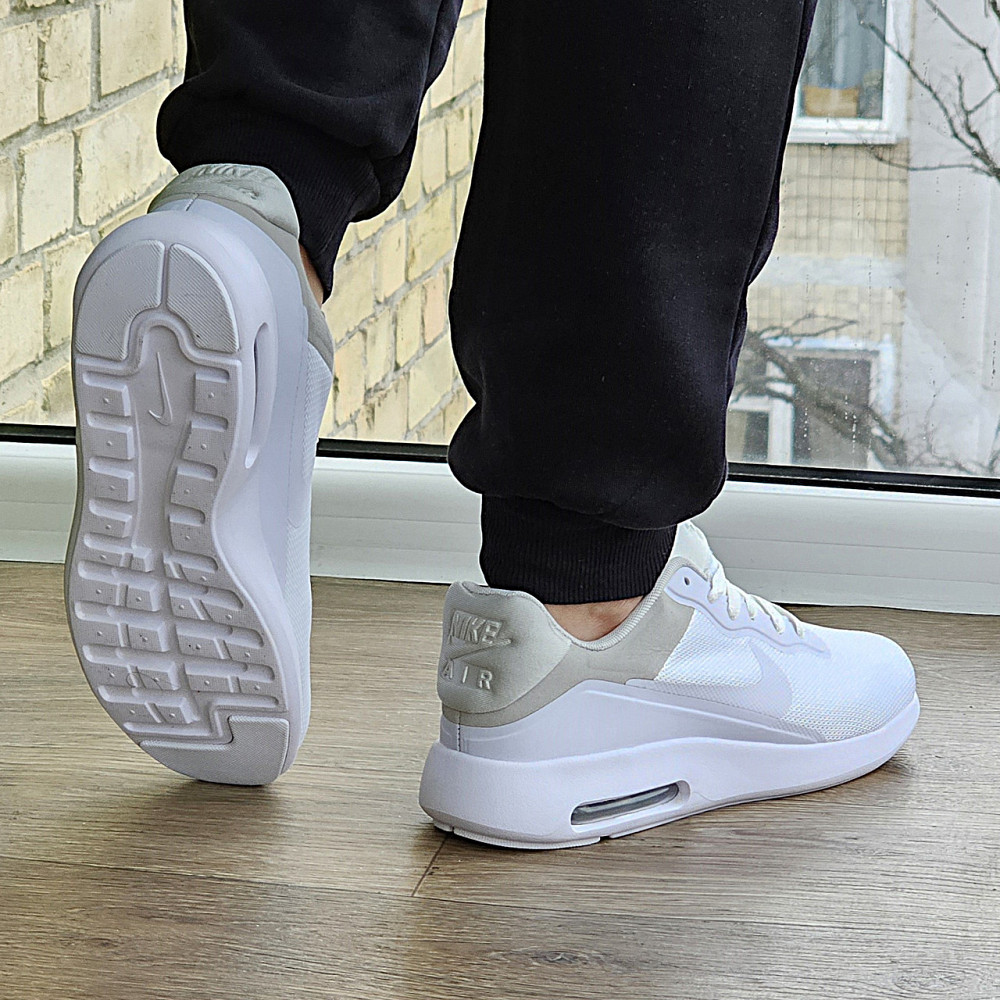 Мужские Кроссовки Nike 90 Белые Найк с Амортизацией Тканевые Летние Сеточка (размеры: 41,42,43,44,45) - 535-3 Днепр - изображение 4