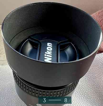Объектив Nikkor AF 85mm f1.8D Київ