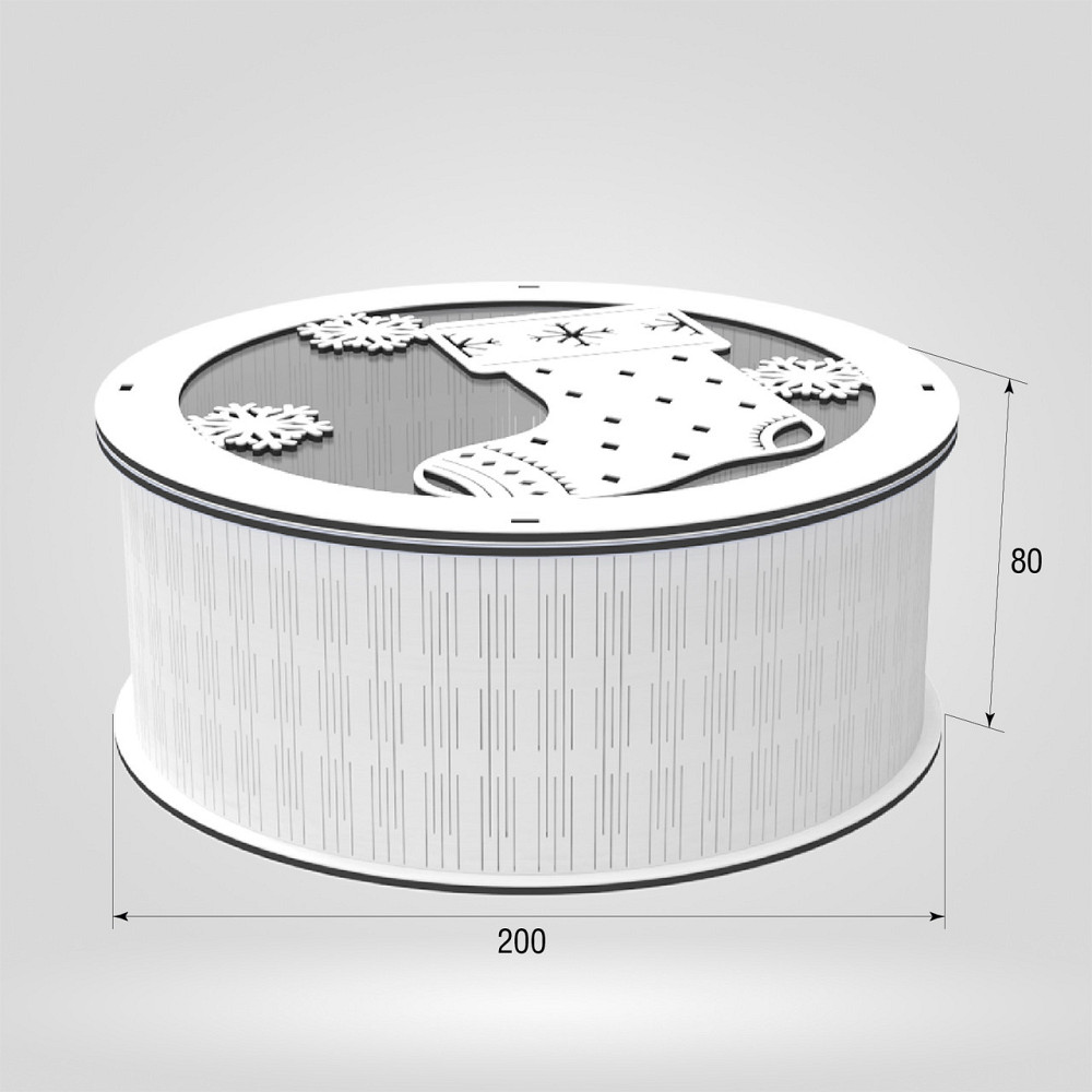 Подарочная коробка EKOSTAR d200 h80 Киев - изображение 3