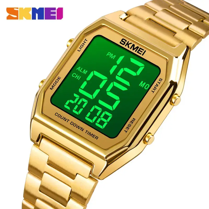 Мужские наручные часы Skmei 1735 (Золотистый) Винница - изображение 4