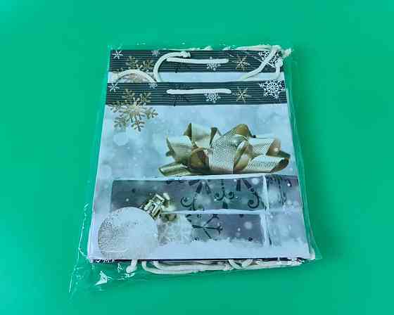 Пакеты бумажные подарочные , новогодние Квадрат 23*24*10- 16 (12 шт) Харьков