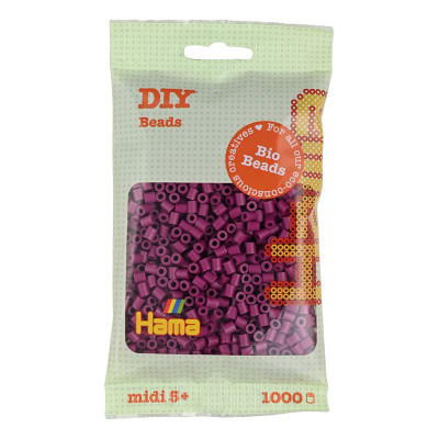 Набор для творчества Hama БИО сливовые бусины, 1000 шт термомозаика (HM-190-082) Винница - изображение 1