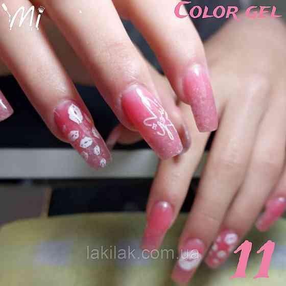 Гель для нарощення нігтів Mi Color Gel 11 (кораловий) 30мл Херсон