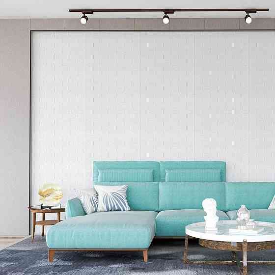 Белая 3D панель в рулоне 