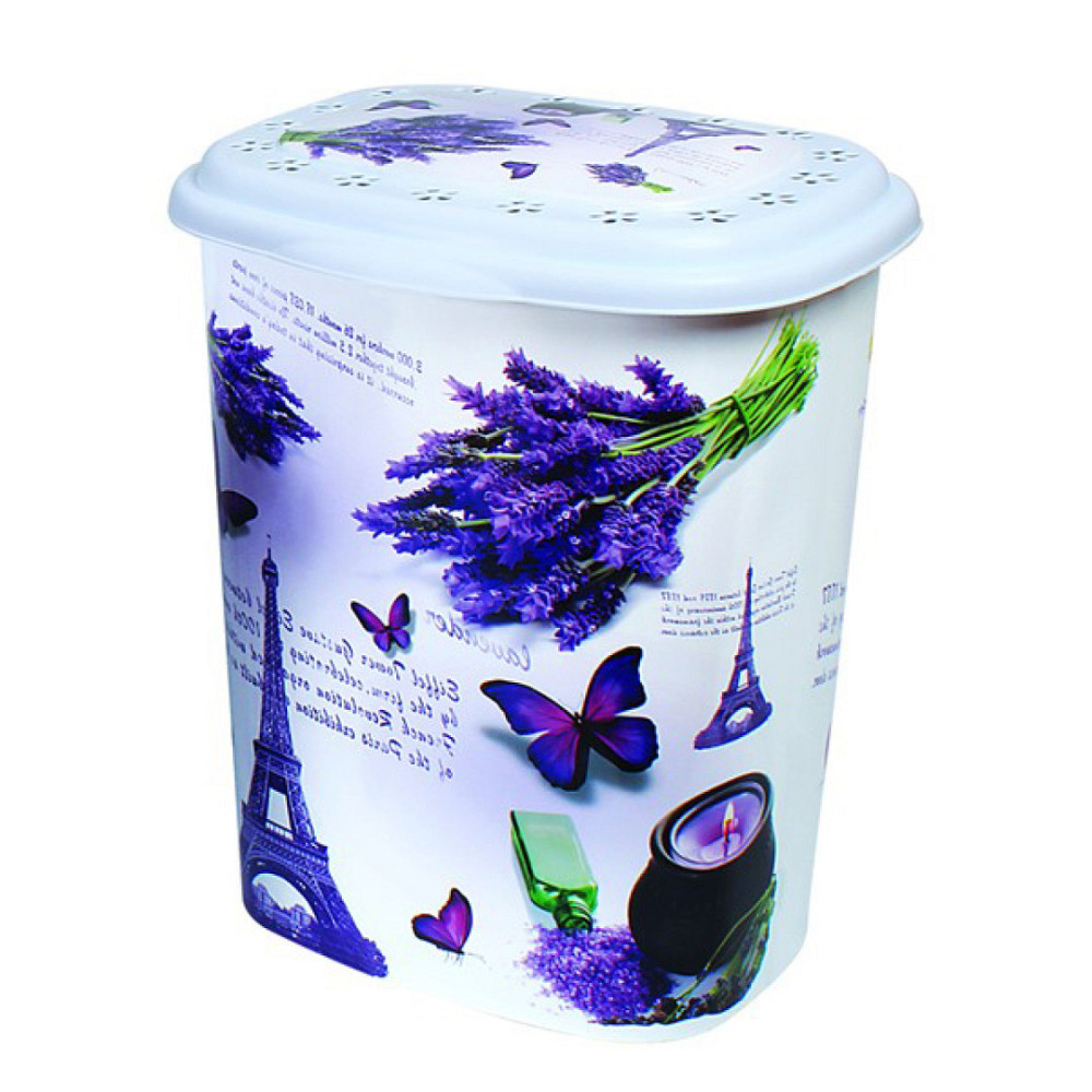 Комод пластиковый 37,5*46*90 + Корзина для белья 38*45*53 Париж Одесса - изображение 3