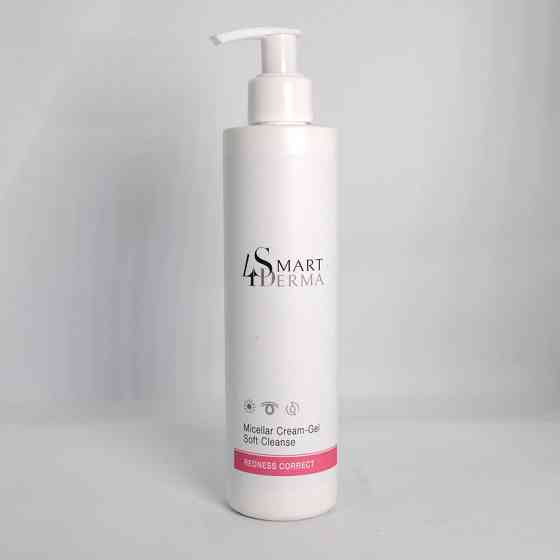 Міцелярний очищувальний крем-гель для чутливої та куперозної шкіри  Redness Correct  Smart4Derma 250 мл Дніпро