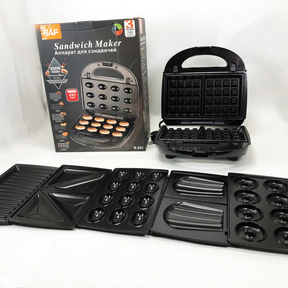 Гриль контактный бытовой, Вафельница гриль 4в1 Электрический с регулировкой ZY-51 Львов - изображение 18