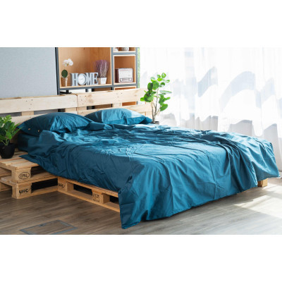 Простынь Ardesto на резинке Mix&Match сатин 160х200+30 см океан (ART1620FSB) Винница - изображение 6