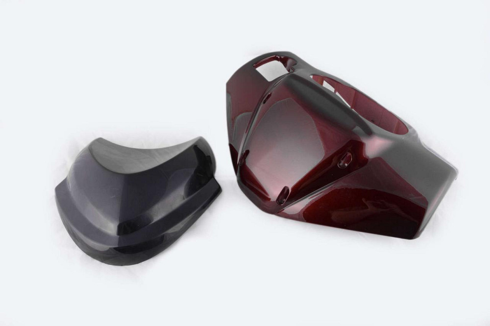 Пластик Рейс 2/4 передний (голова) (красный) Мукачево - изображение 1