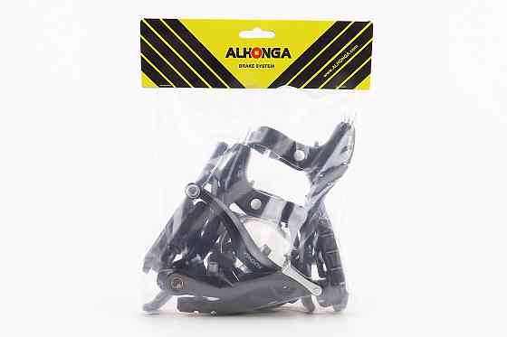 Гальмо V-brake 110мм (2 колеса) з ручками, тросами, чорний, HJ-805AD Киев