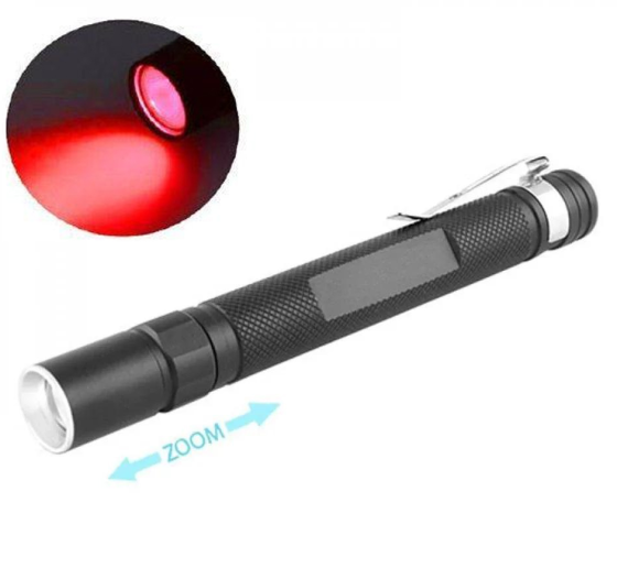 Ліхтар 706-XPE (Red), 2хААА, 1 режим, zoom Дніпро