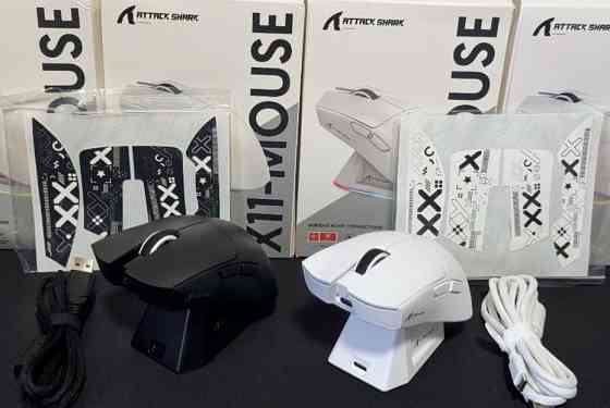Гарантия!!️ Attack Shark x6 x3 x11 r1 игровая беспроводная мышь PW3395 Харьков