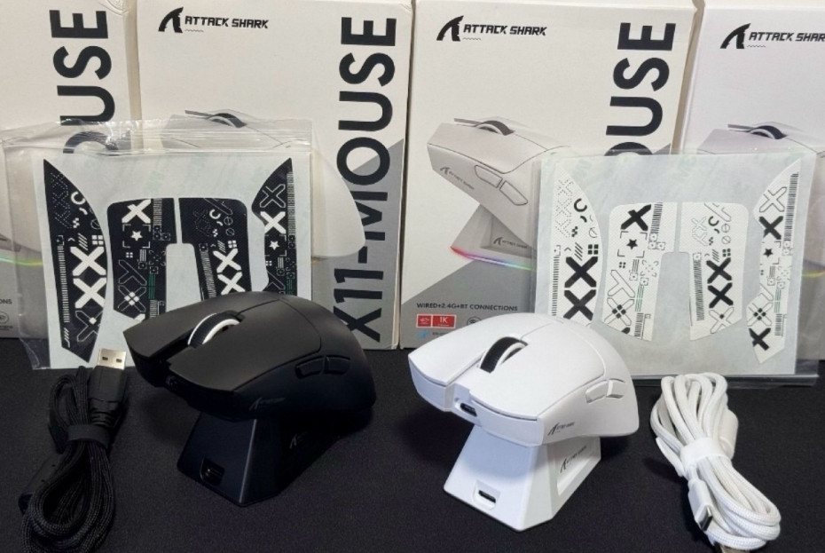 Гарантия!!️ Attack Shark x6 x3 x11 r1 игровая беспроводная мышь PW3395 Харьков - изображение 2