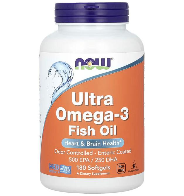 Ультра Омега-3 (Ultra Omega-3500 EPA/250 DHA) 180 капсул Київ - фото 1