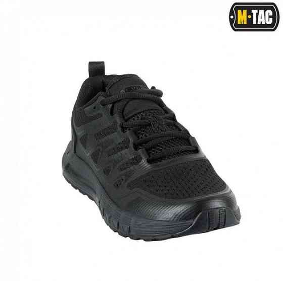 Чоловічі тактичні кросівки M-TAC чорні, літні, легкі, для ЗСУ, армії, служби та активного носіння Львів