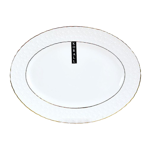Блюдо овальне 20см порцеляна біле 223121-А Interos Житомир - изображение 1