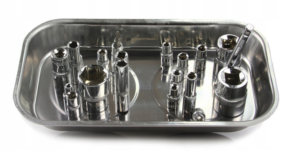 Магнітна подвійна чаша для майстерні під зберігання різних деталей Mar-Pol (M66806) Нововолинськ - фото 5