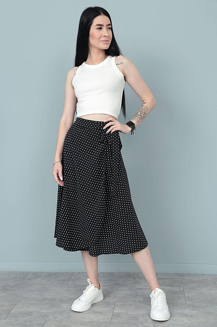 Летняя юбка на запах 