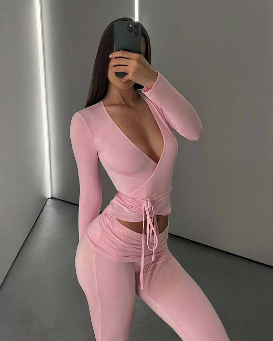 Женский базовый костюм двойка натуральная плотная вискоза Одесса - изображение 1