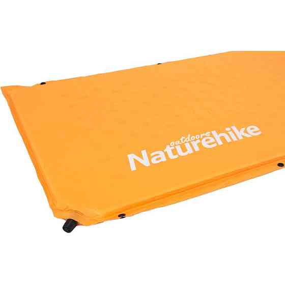 Килимок самонадувний з подушкою Naturehike NH15Q002-D, 25мм, помаранчевий Киев