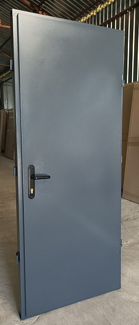 Двери металлические технические в наличии, Redfort Техническая 2 листа металла, Ral 7024 Киев - изображение 6