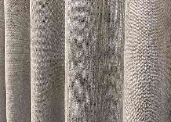 Шторная премиум ткань шенилл однотонный, коллекция 