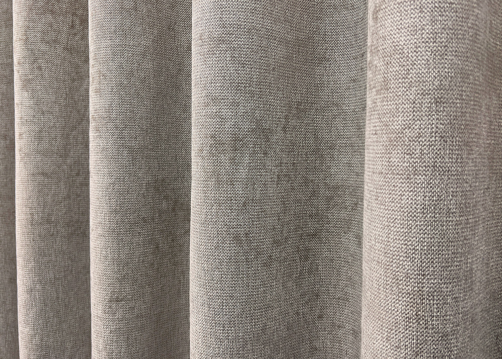 Шторна преміум тканина шеніл однотонний, колекція "VELMIRA Rich" колір тауп 1929ш Київ - фото 4