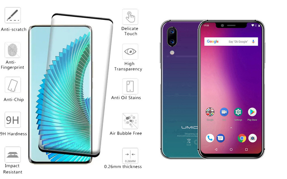 Защитное стекло HyperGlass Pro для Umidigi One Pro – максимальная чувствительность и защита Киев - изображение 2