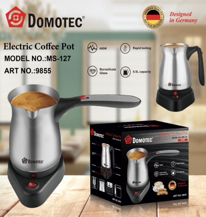 Турка электрическая на 500 мл с вращающийся подставкой Domatec MS 127/ 9855 600 Вт (36) Киев