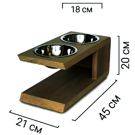Подставка под миски для собак 