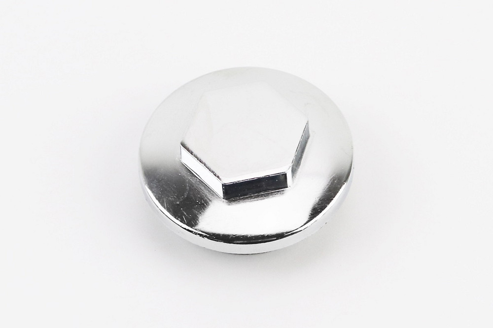 Гайка головки циліндра де клапана + манжет, "хром" Київ - фото 1