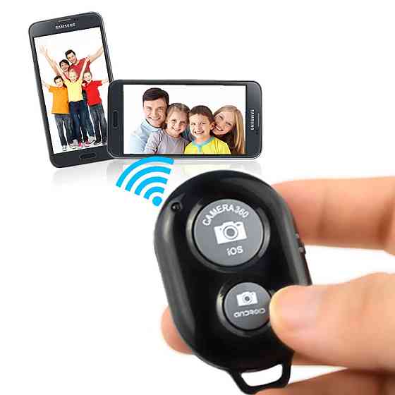 Селфи пульт для телефона Bluetooth, Черный / Кнопка для селфи дистанционного управления Киев