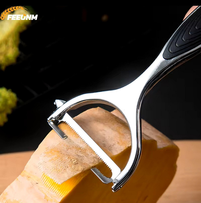 Универсальная овощечистка с нержавеющей стали 16 на 6,5 см cеребристый Киев - изображение 1