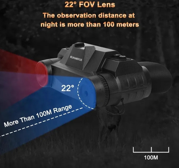 Прилад нічного бачення G1 4.5х Night Vision 1920x1080P невидима хвиля 940nm з кріпленням на голову Вінниця - фото 9