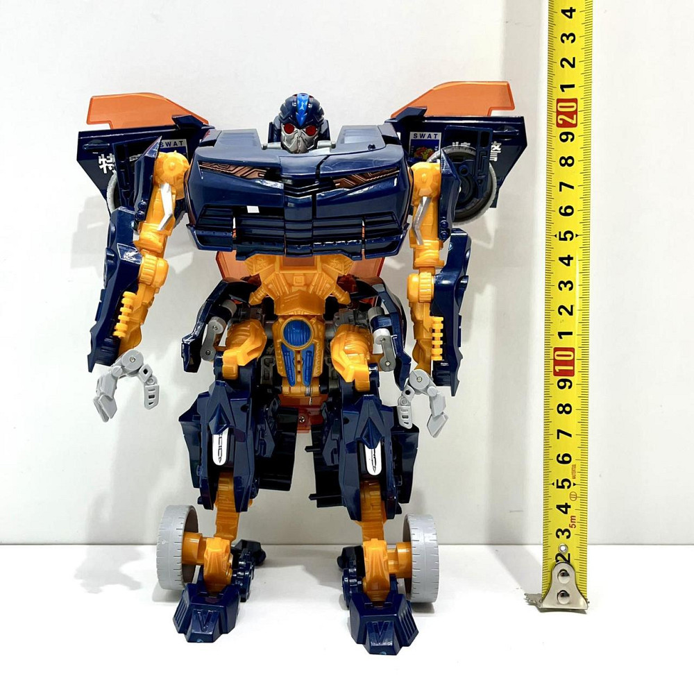 Робот-трансформер машинка 24см з аксесуарами Оранжево-чорний (JJ707A-B-C) Чернігів - фото 4