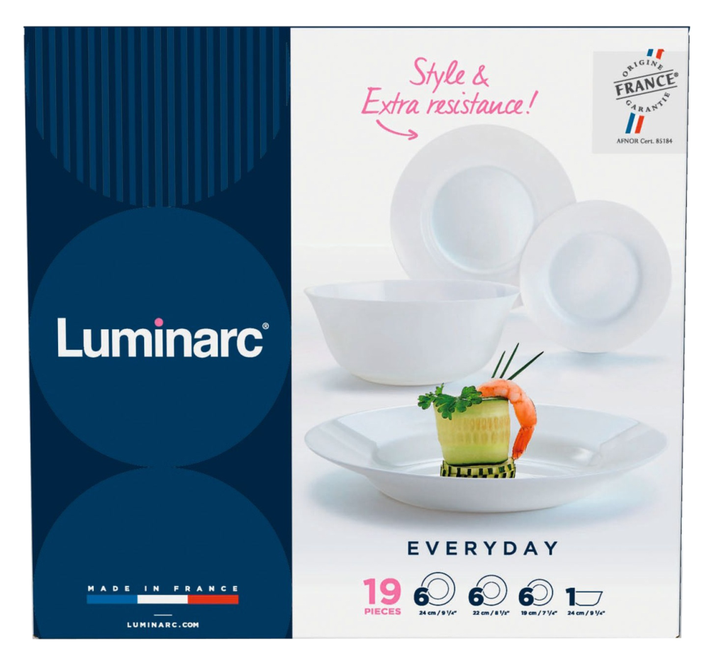 Сервиз столовый LUMINARC EVERYDAY, 19 предметов (6122524) Киев - изображение 7